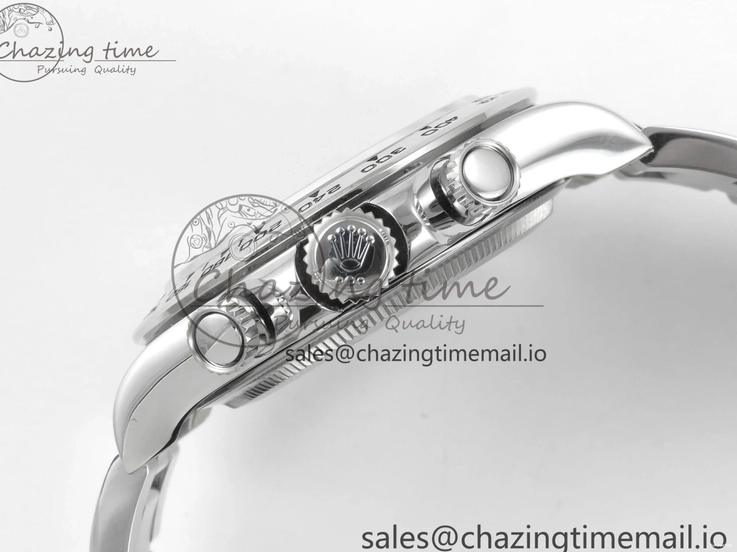 Best Marker (Gain Edition on SH4131 QF SS V6 Daytona Dia Bracelet Gray 126509 Crystal Weight) 1:1 0114